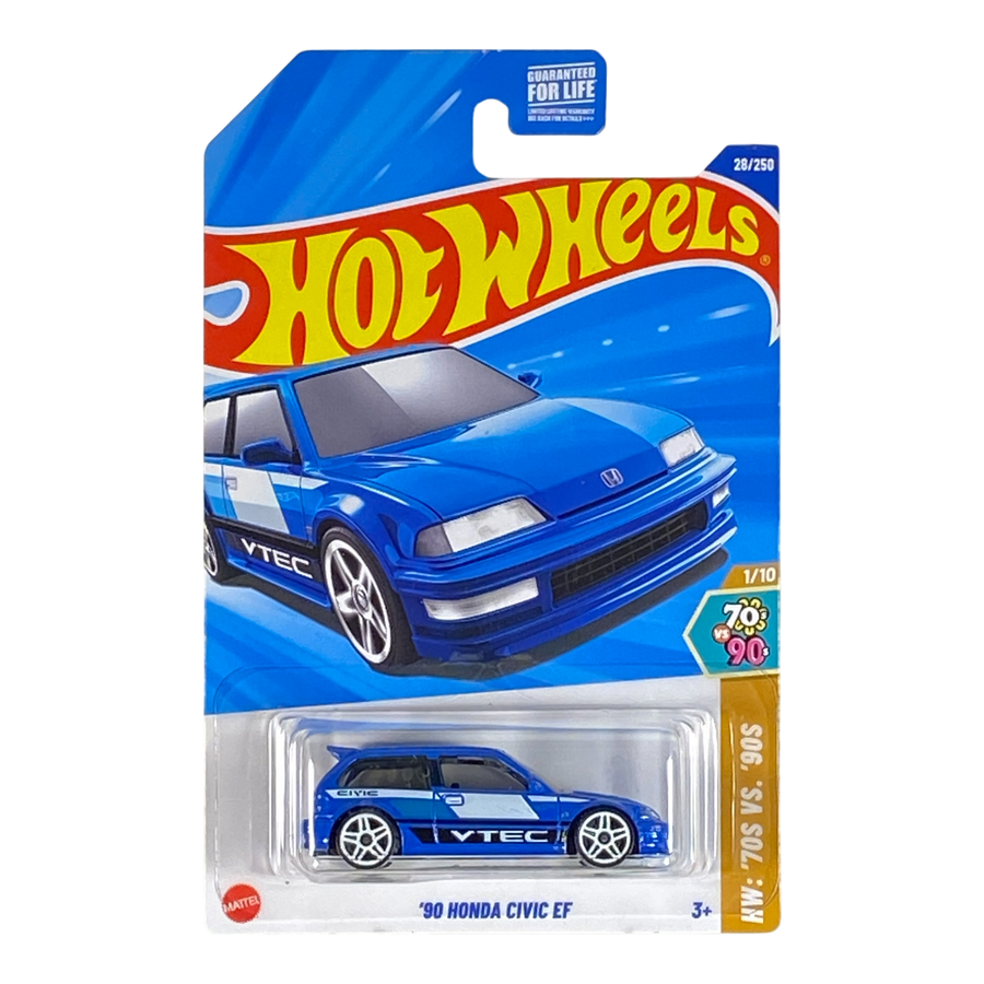 Hot Wheels '90 Honda Civic EF | '70s VS. '90s Series 1/10