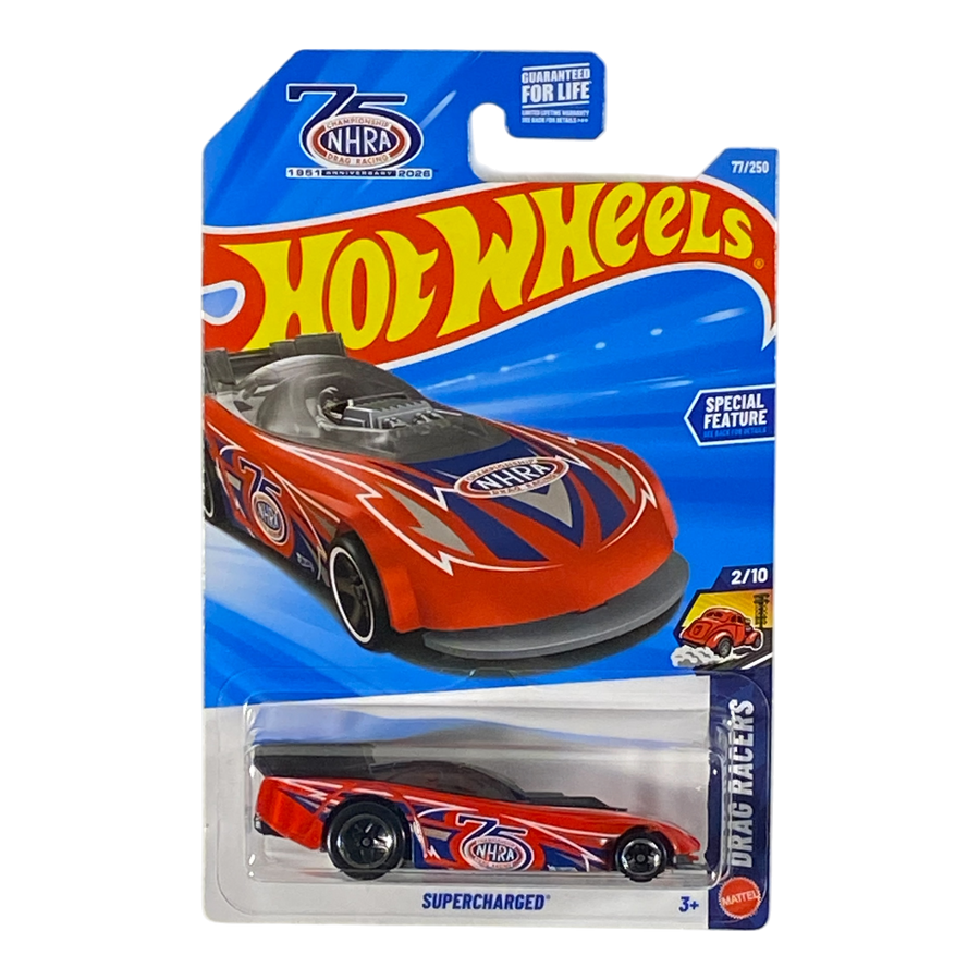 Hot Wheels Supercharged (NHRA 75'th Anniversary) - Drag Racers Series 2/10