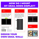 GRAIL MODS - Modular In Box Display Case for Funko Pops in Acrylic Hard Stack Armor (EVA Foam)
