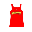 Womens Red Hulkamania Tank Top