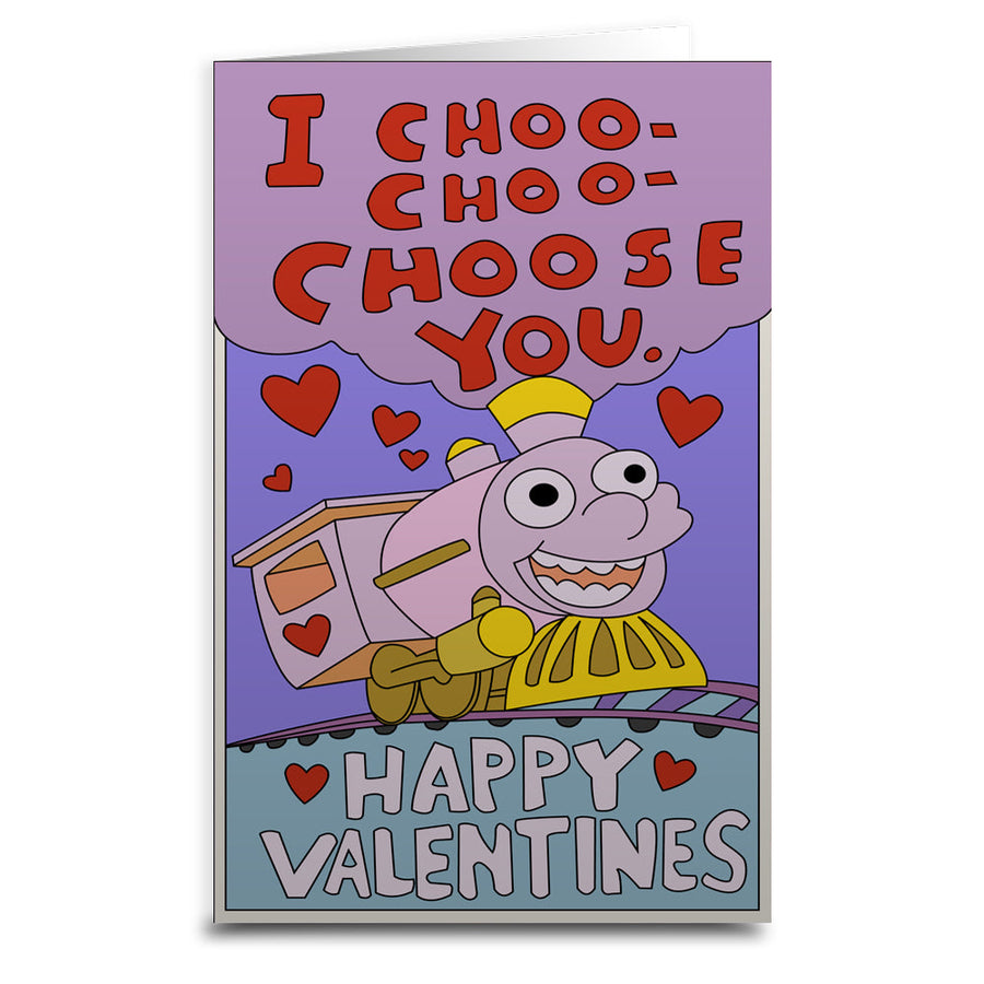 I Choo-Choo-Choose You Greeting Card