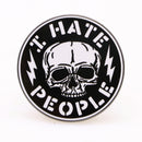 I Hate People Enamel Pin