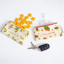 I Love You Berry Much and Have A Zest For Life Fruit Pouches | Food Safe | 7" x 3.50" | Set of 2