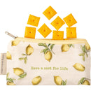 I Love You Berry Much and Have A Zest For Life Fruit Pouches | Food Safe | 7" x 3.50" | Set of 2