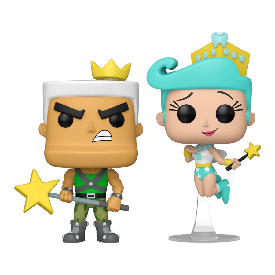Funko POP! Television: The Fairly Odd Parents - Jorgen Von Strangle & Tooth Fairy 2-Pack (Funko 2025 Summer Convention Limited Edition)