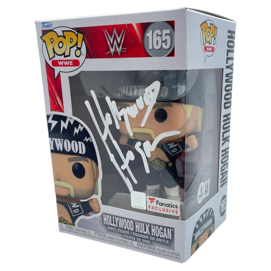 Hollywood Hogan signed WWE Funko POP Figure #165 (w/ Beckett)