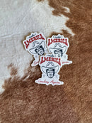 Make America Cowboy Again Trump Stickers