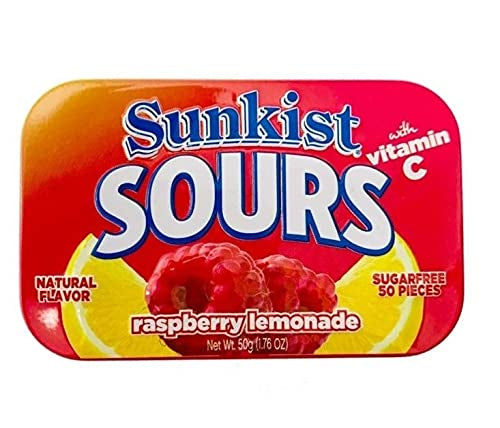 Sunkist Sours Raspberry Lemonade 50g (Canada)