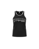 Mens Black/Gray Hulkamania Reflective Tank Top