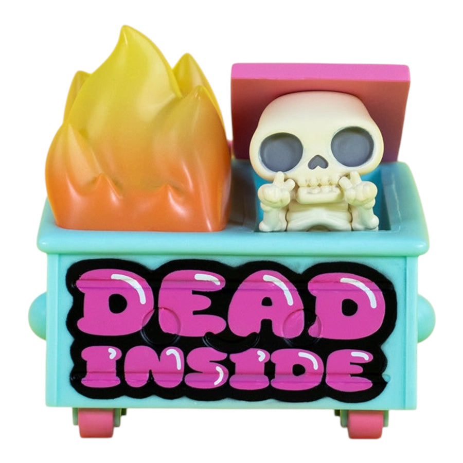 100% Soft Dead Inside Dumpster Fire Vinyl Figure