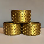 Metallic Gold WAFFLE Tumbler Boot
