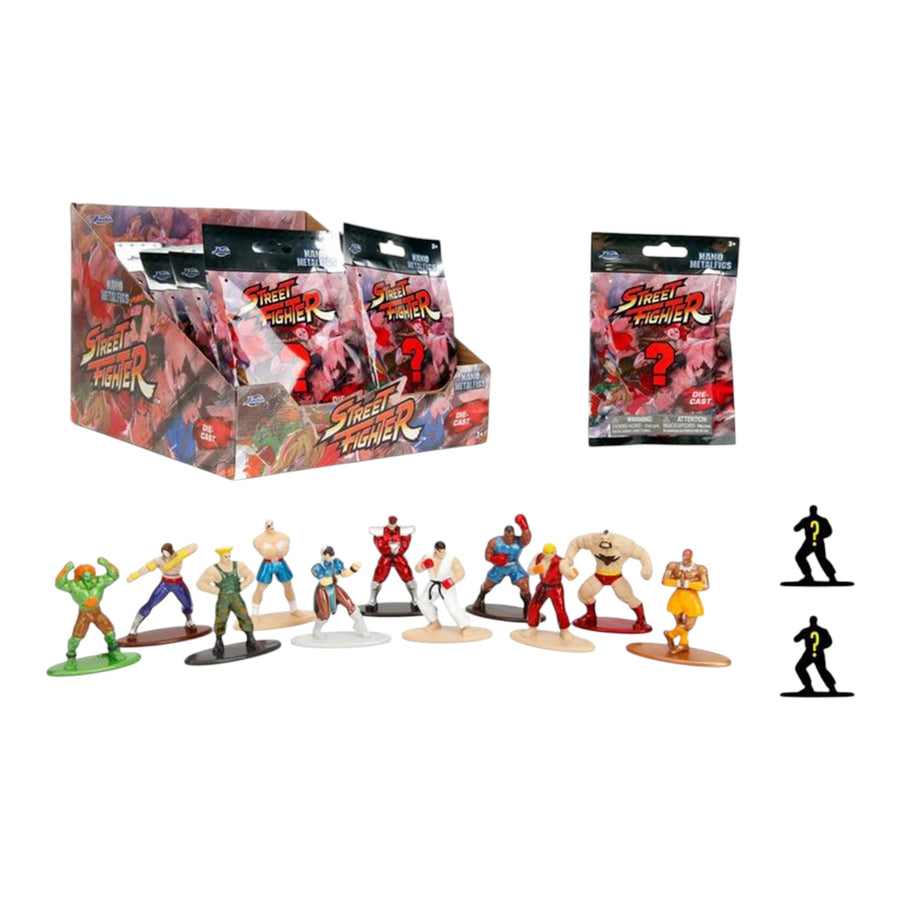 Jada Toys: Street Fighter II Nano MetalFigs Die-Cast Metal Blind Box Mini Figure