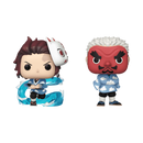 Funko POP! Animation: Demon Slayer - Tanjiro Kamado & Sakonji Urokodaki 2 Pack (Funko 2023 Summer Convention Limited Edition)