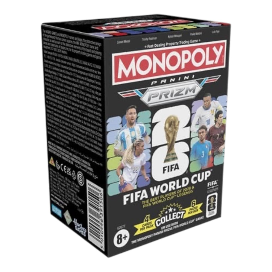 Monopoly Panini Prizm: FIFA World Cup Soccer Trading Cards Booster Box