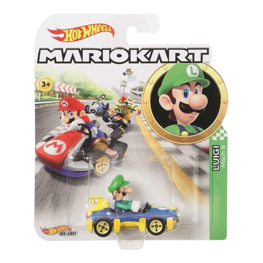 Hot Wheels x Mario Kart: Luigi