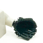 Black Baseball Glove (Left Hand) for Minifig [3D Printed]