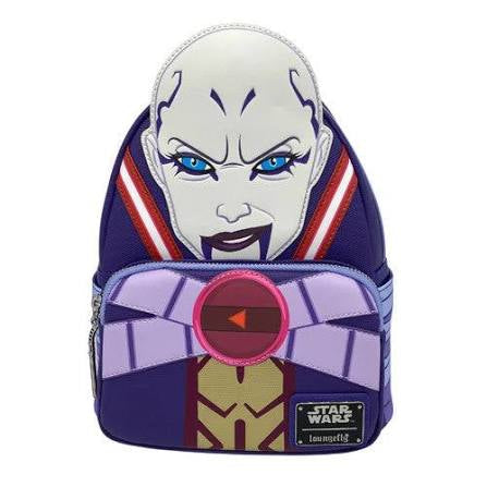 Loungefly x NYCC 2022 Star Wars Asajj Ventress Cosplay Mini Backpack
