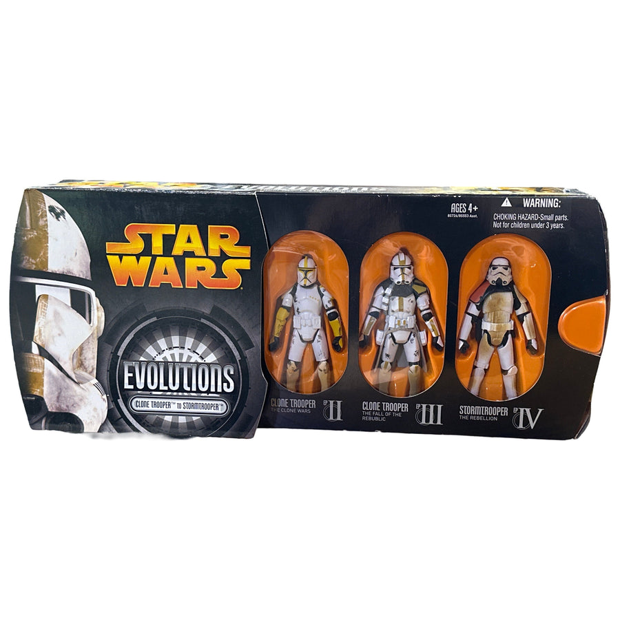 CLONE TROOPER to STORMTROOPER Star Wars EVOLUTIONS Action Figures 3-Pack