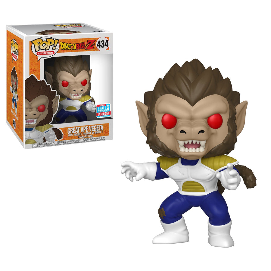 Funko POP! Animation: Dragon Ball Z - Great Ape Vegeta 434 (2018 Fall Convention Exclusive) (Box is Damaged)