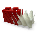 Candy Cane Swirl Christmas Fidget Brick