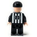 Minifig personnalisée d'arbitre de football réalisée avec des pièces LEGO - B3 Customs