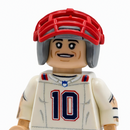 #10 QB Patriots Football Player Minifig