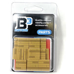 B3 Customs Light Hardwood Tile Part Pack (20 Tiles) made with LEGO parts