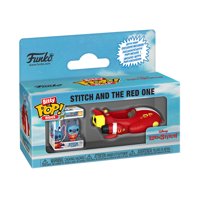 Funko POP! Bitty Rides: Stitch and the Red One