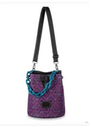 Disney Parks Loungefly The Haunted Mansion Wallpaper Drawstring Purse Glow in Dark