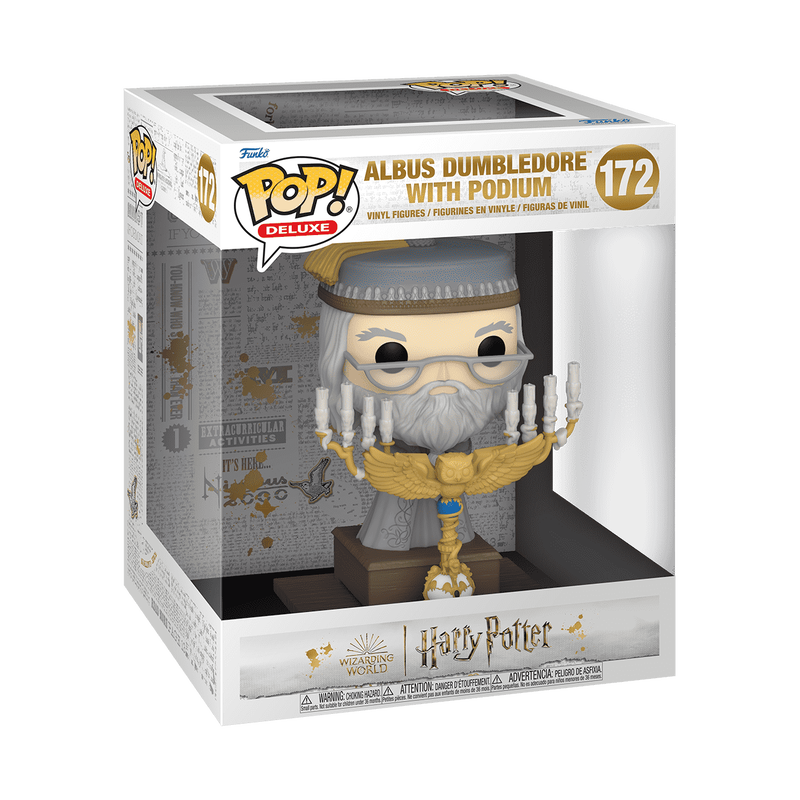 Funko POP! Deluxe: Harry Potter - Albus Dumbledore with Podium 172