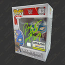 Rey Mysterio signed WWE Funko POP Figure #93 (Amazon Glow in the Dark w/ JSA)