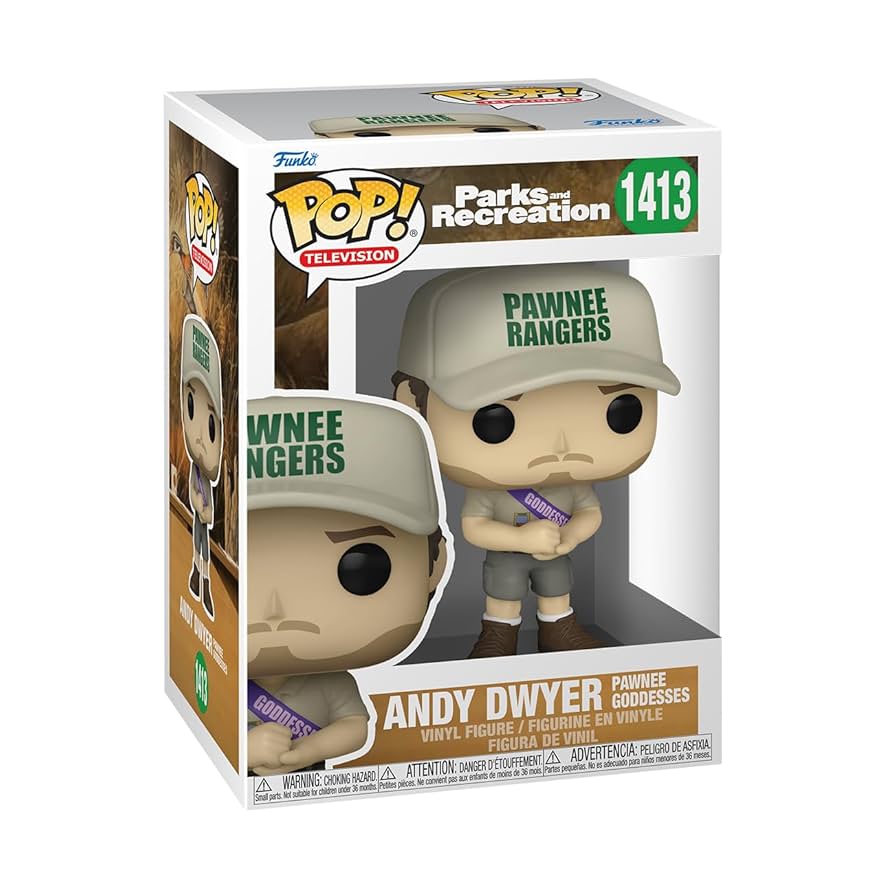Funko POP! Television: Parks and Recreation - Andy Dwyer Pawnee Goddesses 1413