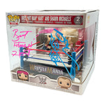 Bret Hart & Shawn Michaels dual signed Funko POP Figure 2pack (w/ Beckett)