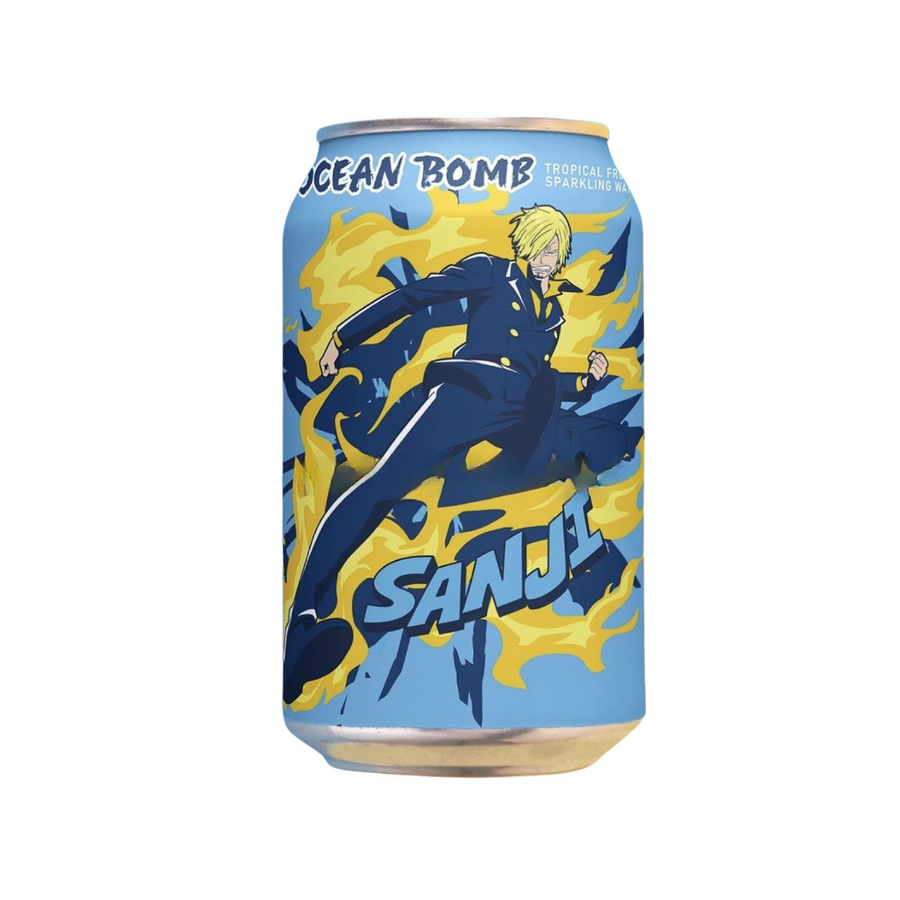 Ocean Bomb One Piece Sanji Tropical Fruit Sparkling Water Flavour (11.1 fl oz) (Taiwan)