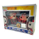 Nikki & Brie (Bella Twins) dual signed WWE Funko POP Figure 2-pack (w/ JSA)