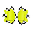 NEON CHECKERS Tumbler Bow