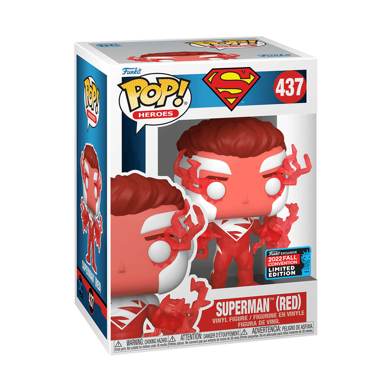 Funko POP! Superman (Red) 437 (2022 Fall Convention Limited Edition)