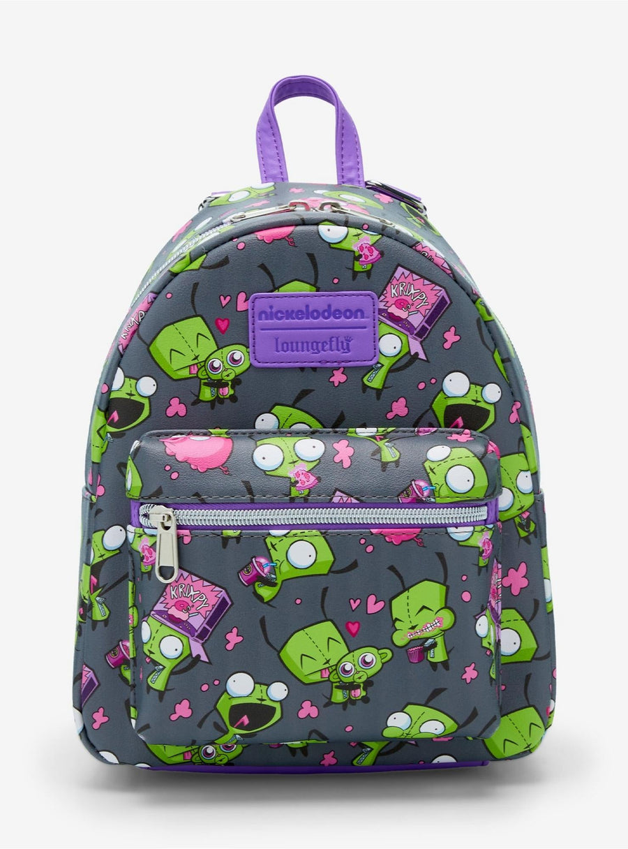 Loungefly x Invader Zim GIR Snacks & Pig Mini Backpack