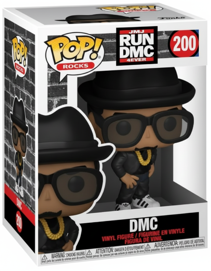 Funko POP! Rocks: Run DMC - DMC 200 (Light Box Damage)