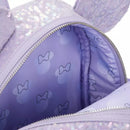 Disney Loungefly Opalescent Lavender Purple Sequin Minnie Mouse Mini Backpack