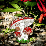 Agaric Adventures Enamel Pin