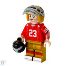 #23 RB San Francisco Football Player Minifig made using LEGO parts - B3 Customs