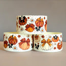 Polka Dot Pumpkins  Boot