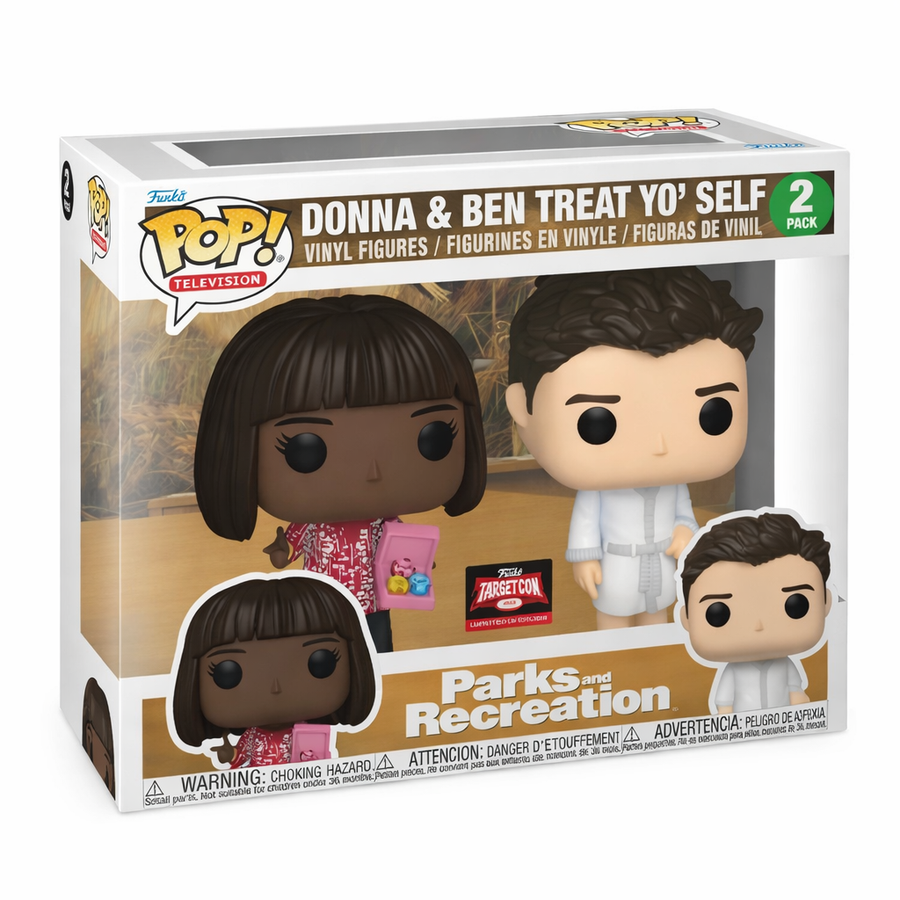 Funko POP! Television: Parks & Recreation - Donna & Ben Treat Yo’ Self 2 Pack