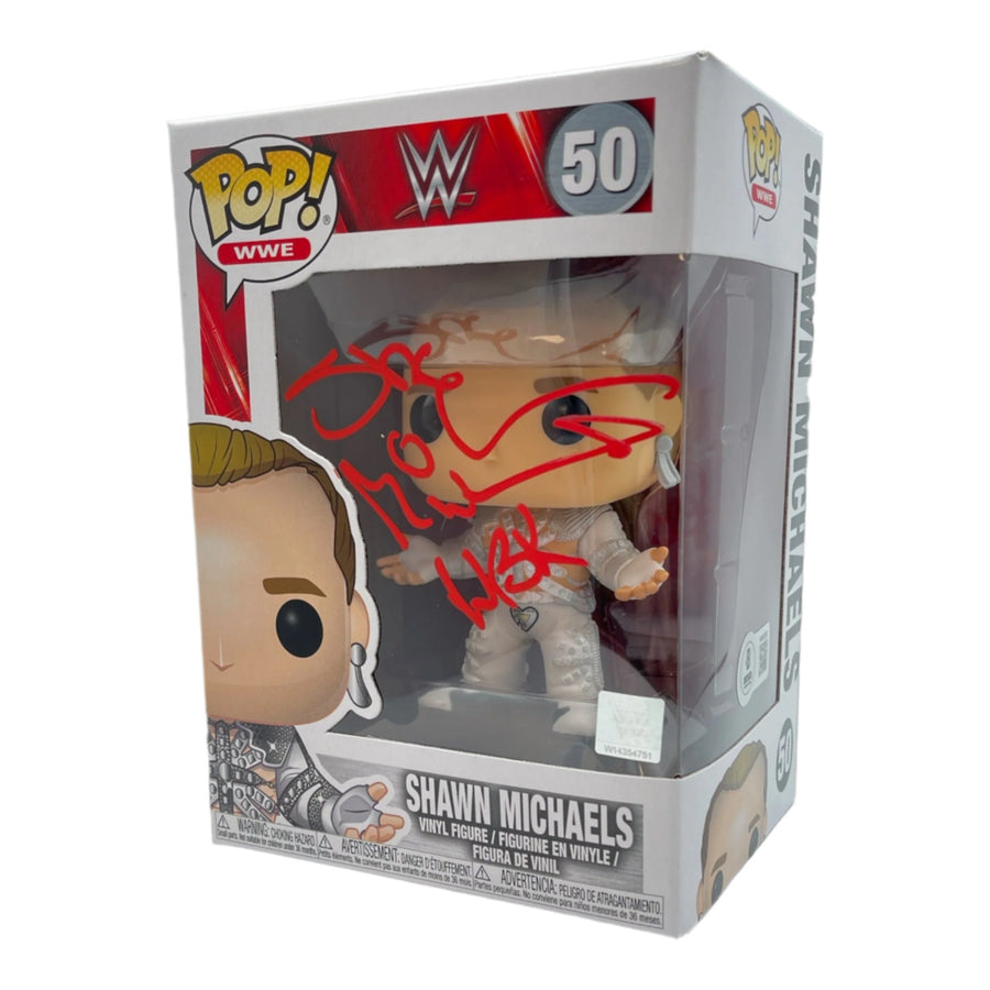 Shawn Michaels signed WWE Funko POP Figure #50 (w/ Beckett)