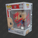 Kurt Angle signed WWE Funko POP Figure #146 (w/ JSA)