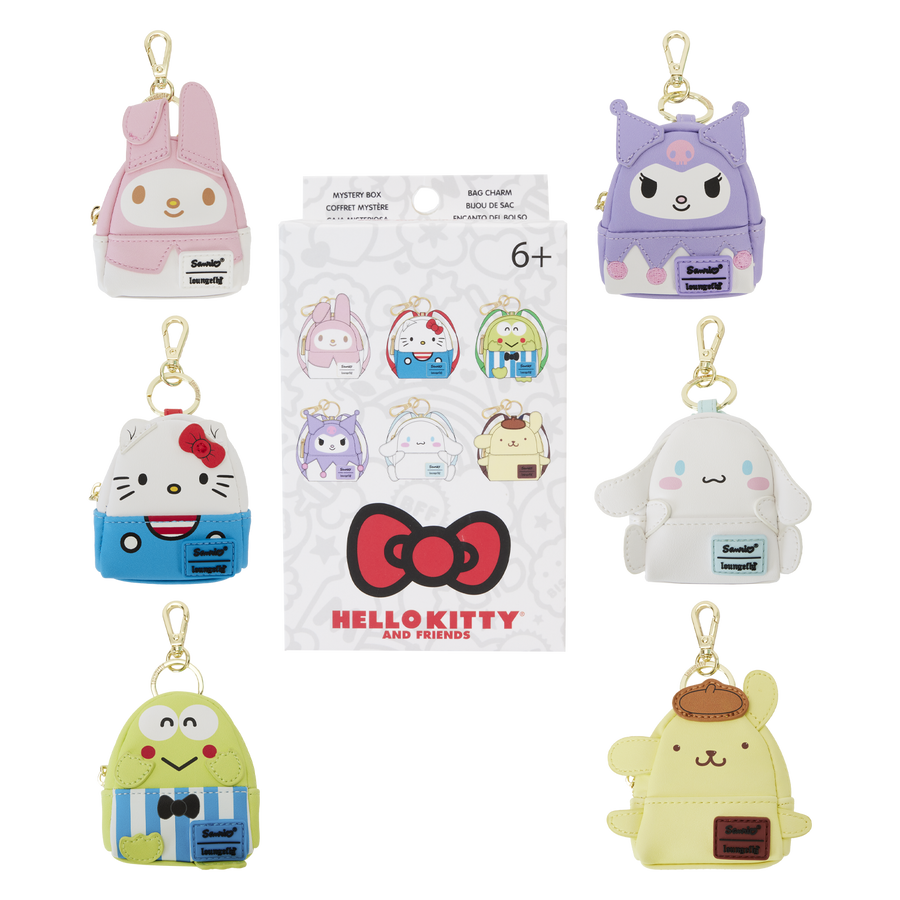 Loungefly x Hello Kitty and Friends Mystery Mini Backpack Keychain Charm