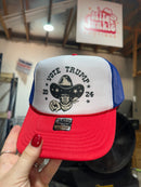 Vote Trump Cowboy Trucker Hat