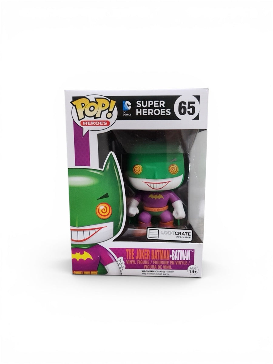 Funko POP! Heroes: DC Comics - The Joker Batman 65 (Lootcrate Exclusive)