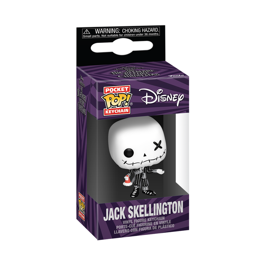 Funko Pocket POP! Disney: Patchwork Jack Skellington Keychain
